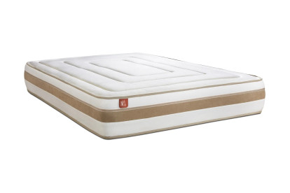 Ensemble Matelas Sommier 180x200 cm - 2 Sommiers Blanc - Le Raffiné