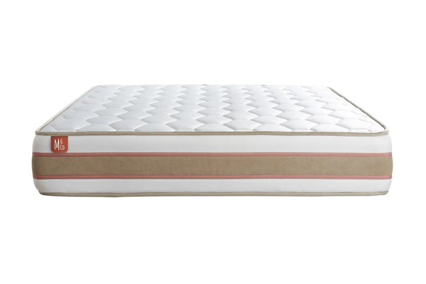 Matelas 180x200 cm Ressorts ensachés et Mémoire de forme - Le Délicat