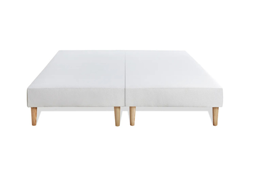 Pack lit complet 200x200 cm - Matelas + 2 Sommiers Blancs + 2 oreillers + Couette - Le Douillet
